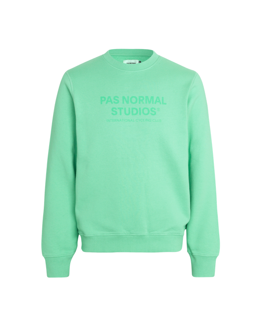 Off-Race Logo Sweatshirt — Light Emerald