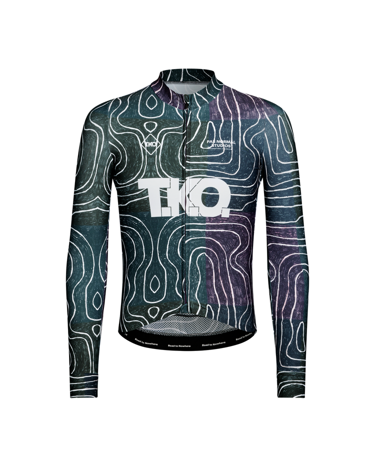 Men's TKO Mechanism Long Sleeve jersey - Black Multi