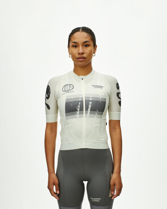 Women's Mechanism Logo Jersey - RTN Off White