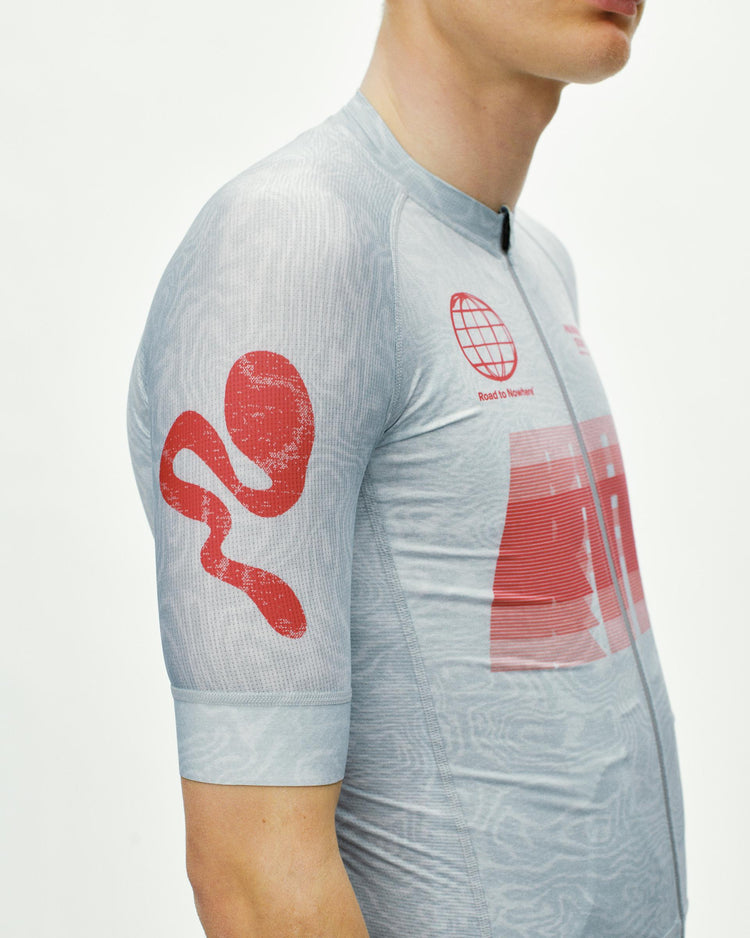 Men's Mechanism Logo Jersey - RTN Light Aqua