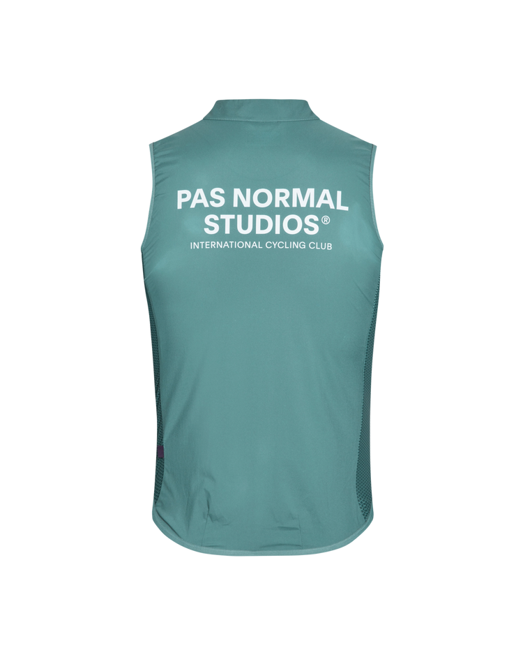 Men's Mechanism Stow Away Gilet - Grey Teal