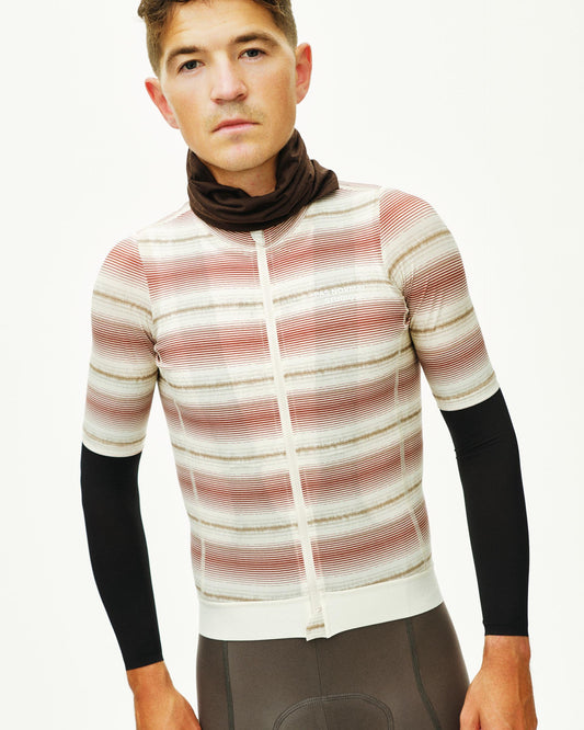 Men's Essential Jersey - Off White Stripe