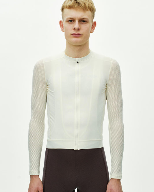Men's Essential Light Long Sleeve Jersey-Off White