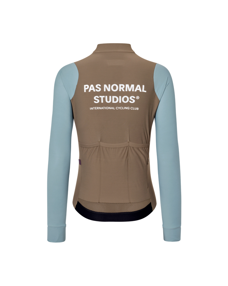Women's Mechanism Long Sleeve Jersey -  Dusty Blue/Dark Stone