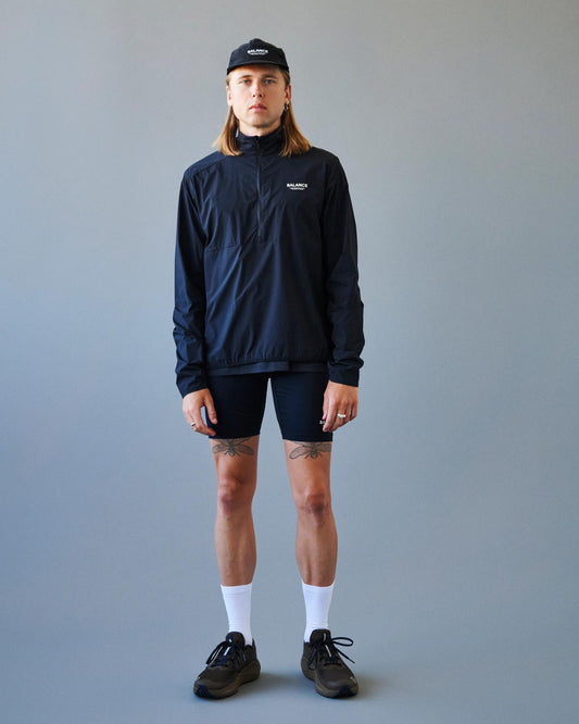 Men's Balance Half Zip Jacket - black