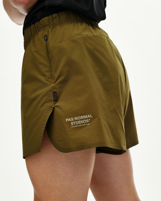 Women's Balance Shorts - Moss brown