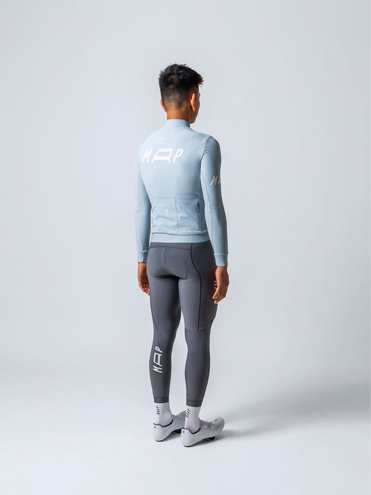Maillot manga larga Adapt Thermal - Azul vapor