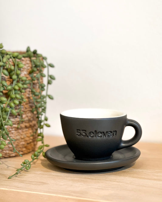 53.eleven Americano Cup and Saucer