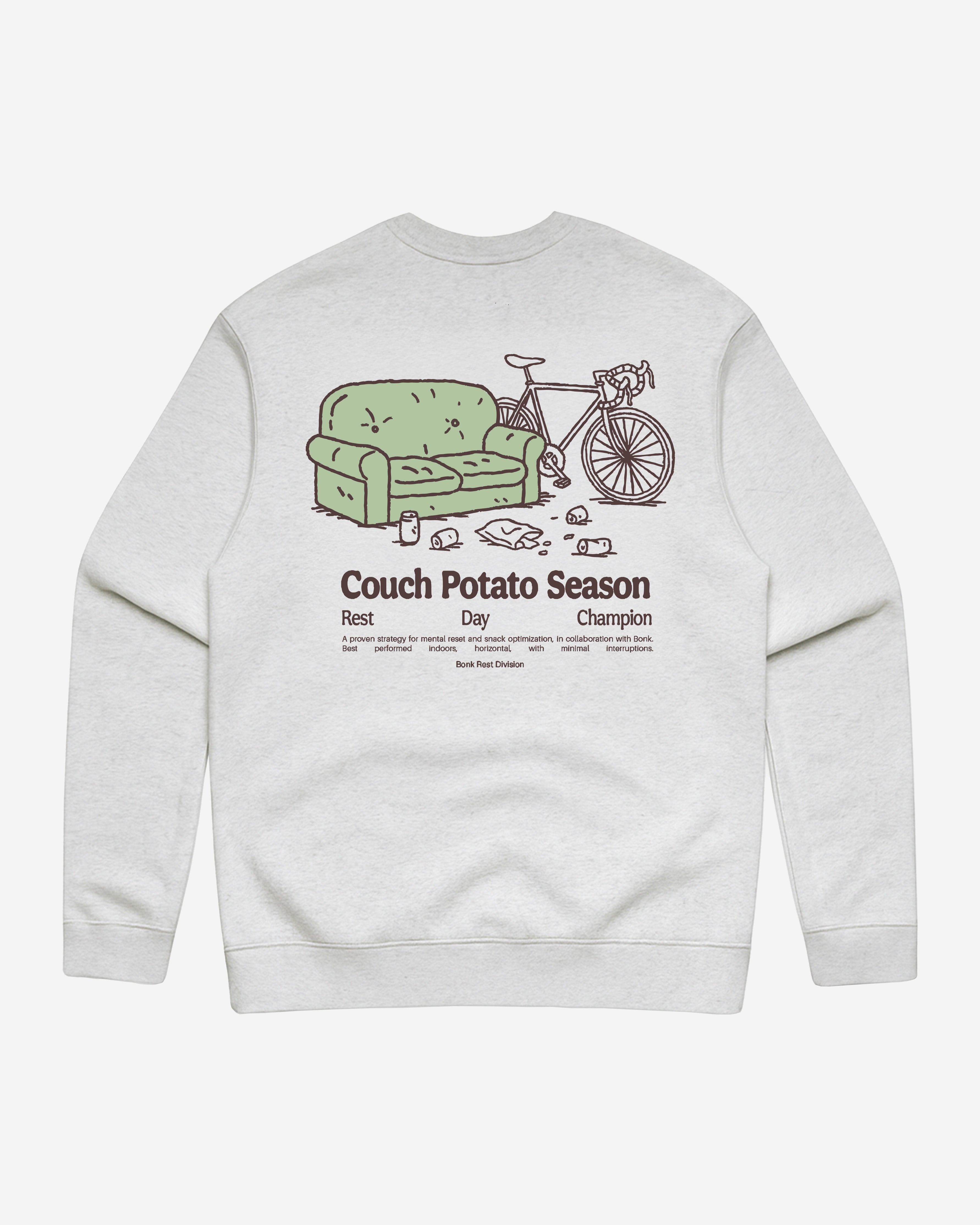 Couch Potato Sweater - Grey