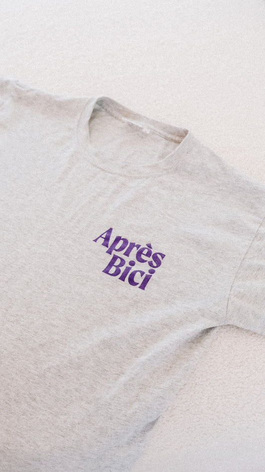 Apres Bici T-shirt - Grey/Purple