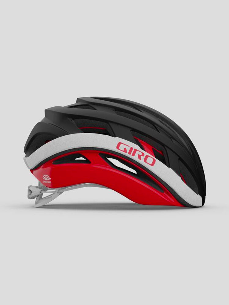 Helios Spherical Helmet - Matte Black/Red