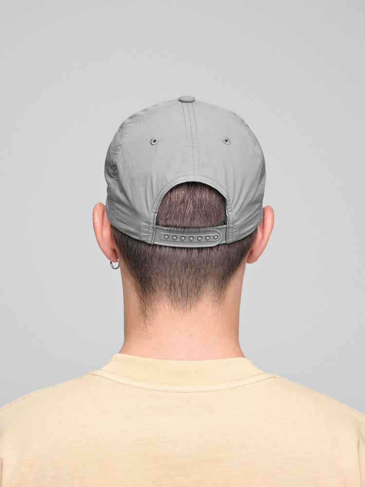 CC Nylon 5 Panel Cap - Grey