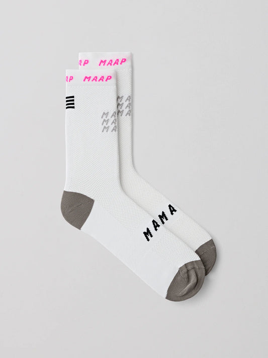Eclipse Sock - White/Morel