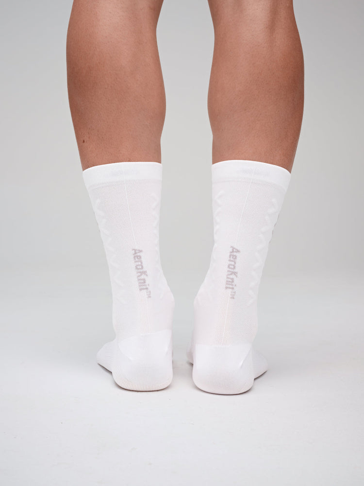 AeroKnit Sock White