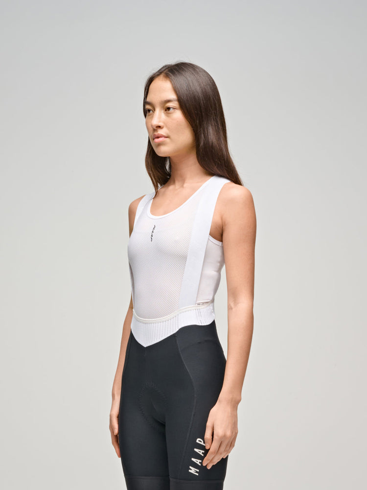 Women's Team Mesh Base Layer - White