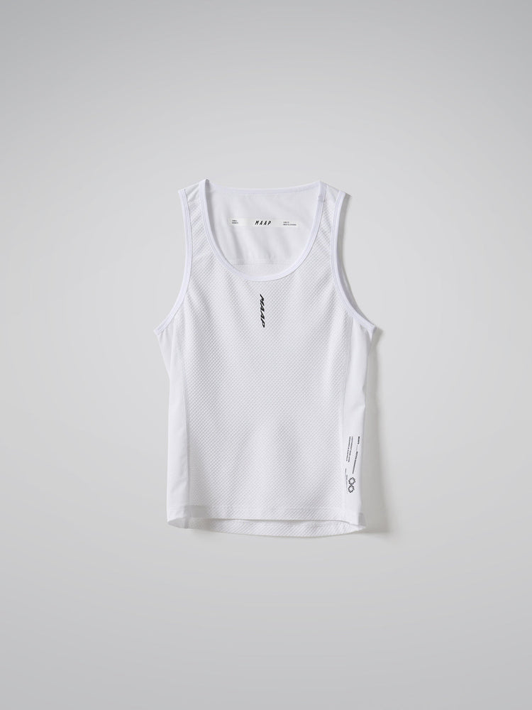 Women's Team Mesh Base Layer - White