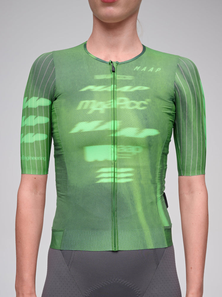 Women's Pro Aero Jersey - Neptune Green