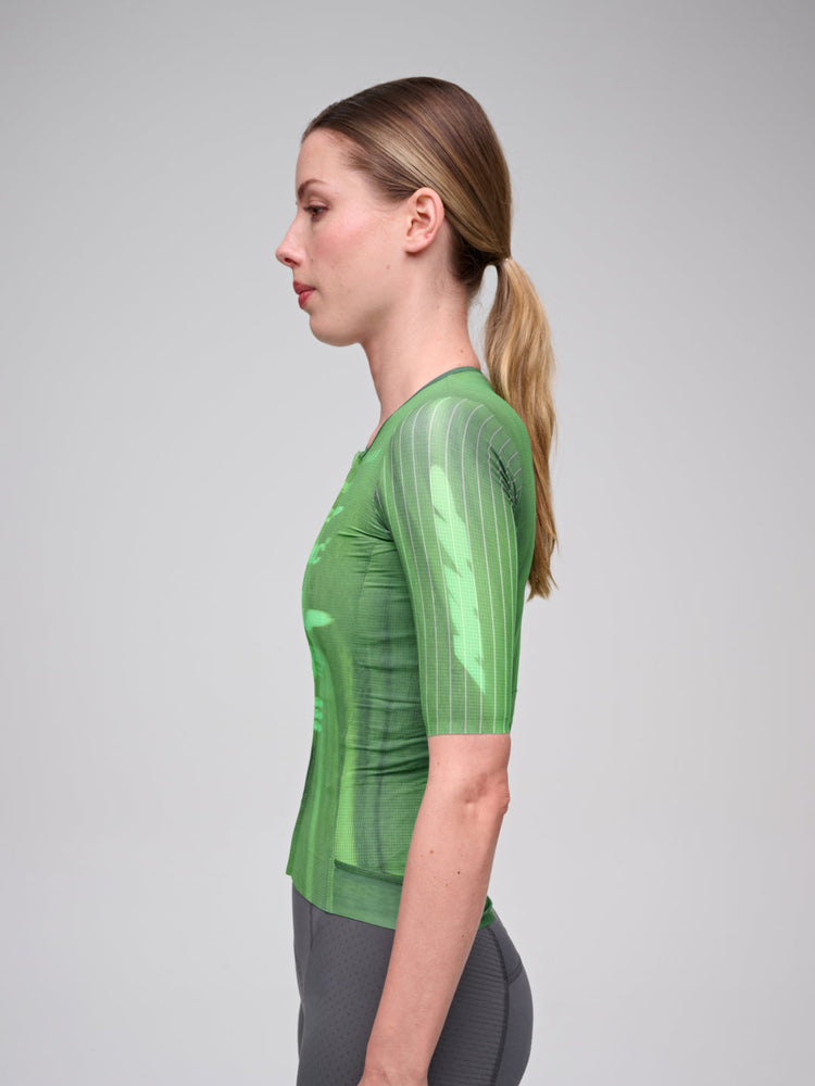 Women's Pro Aero Jersey - Neptune Green
