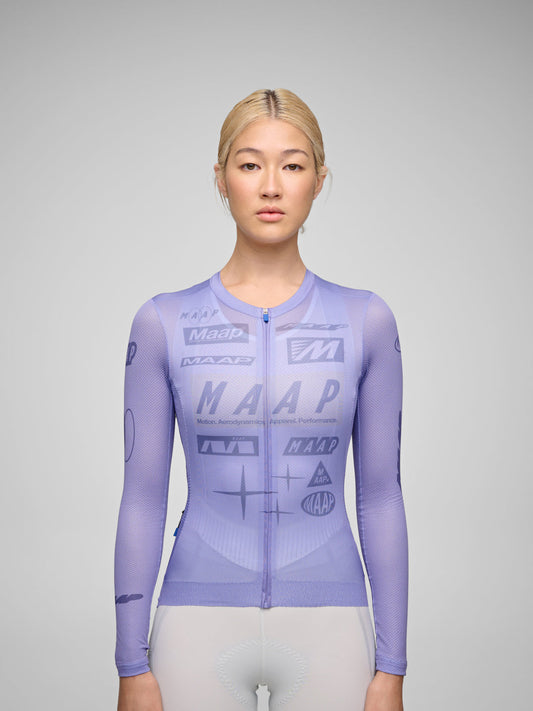 Women's Drome Pro Air LS Jersey 3.0 - Lavender