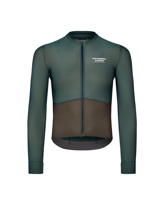 Men's Mechanism Pro LS Jersey - Petroleum / Dark Olive