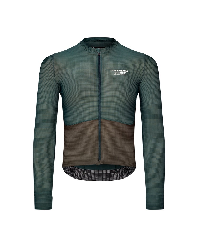 Men's Mechanism Pro LS Jersey - Petroleum / Dark Olive