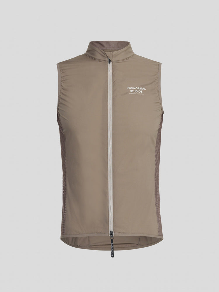 Men's Mechanism Stow Away Gilet - Beige