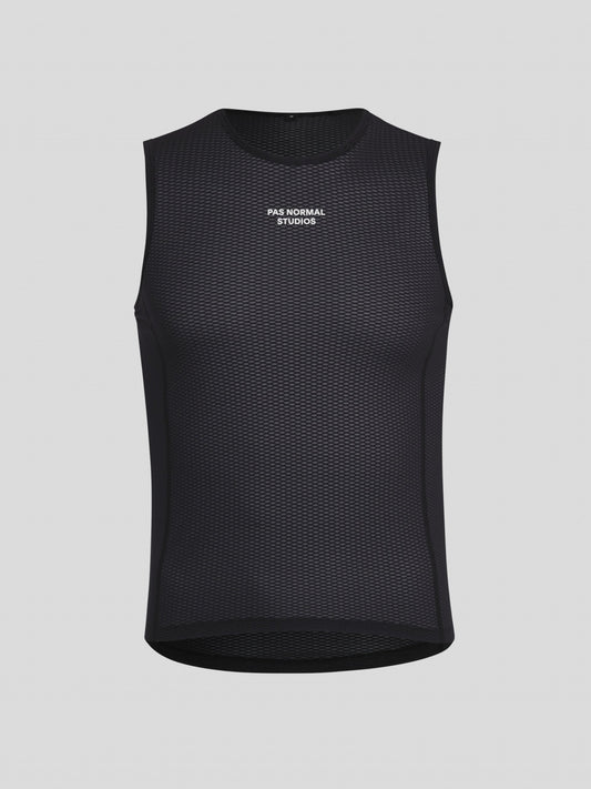 Camiseta interior sin mangas para hombre - Negro