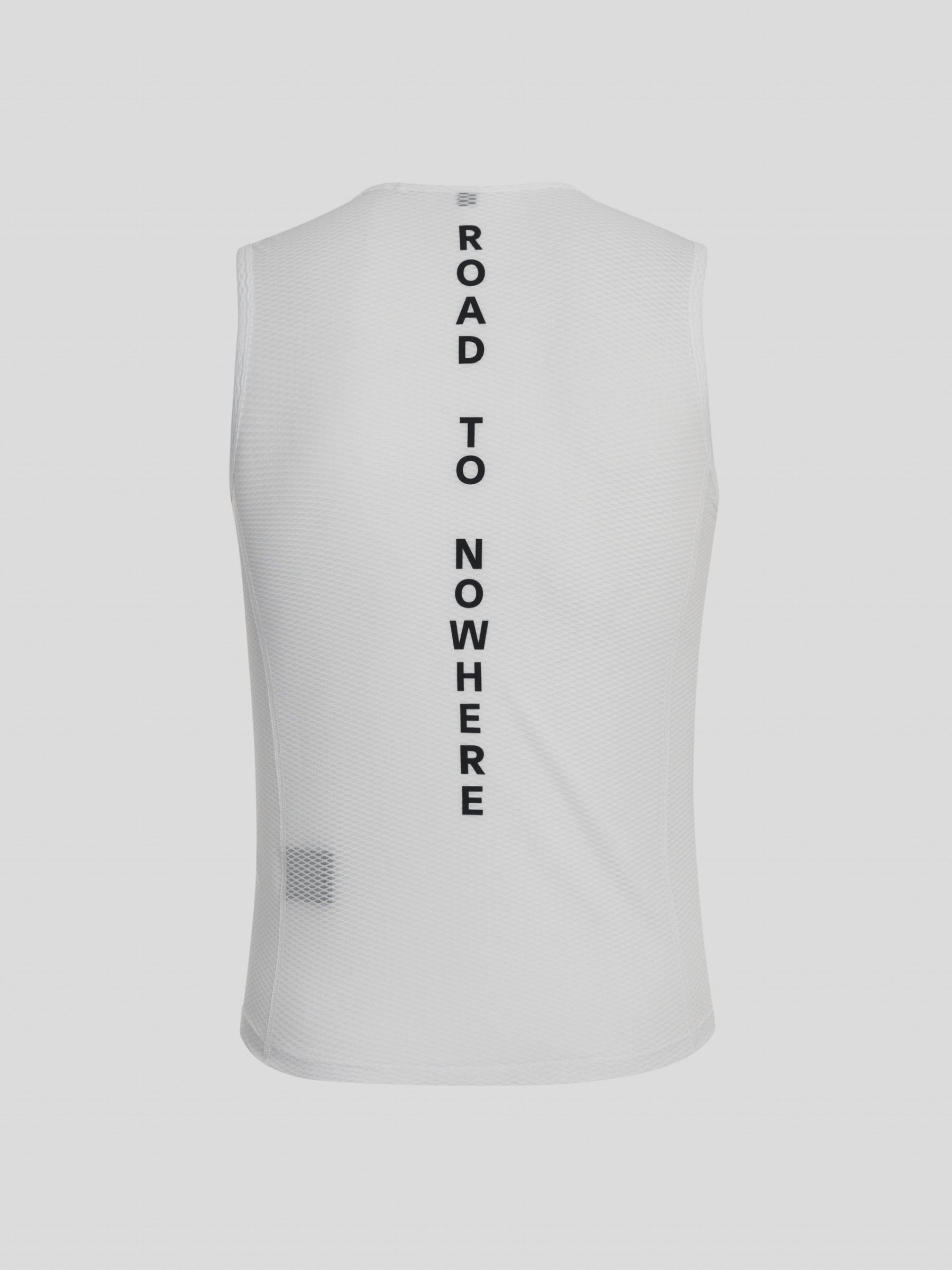 Men's Sleevless Base Layer - White