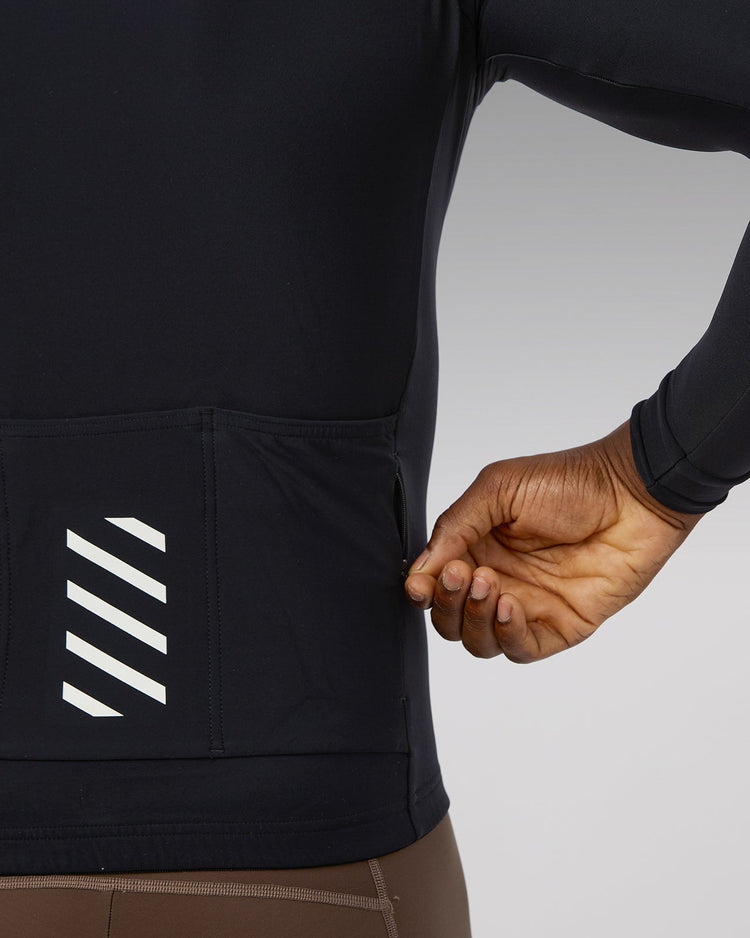 Away Thermal LS Jersey - Black