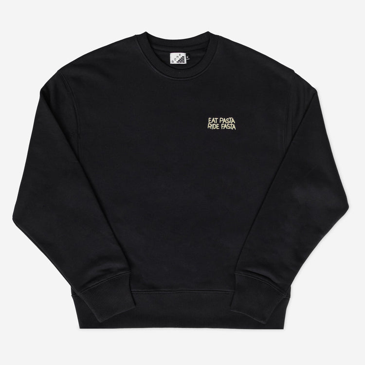 Eat Pasta Sweater -  Black