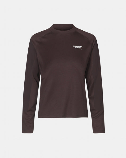 Camiseta técnica de manga larga Escapism para mujer - Rojo oscuro