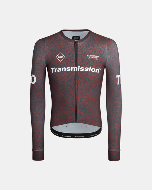 Men's T.K.O. Mechanism Long Sleeve Jersey - Mahogany Transmission