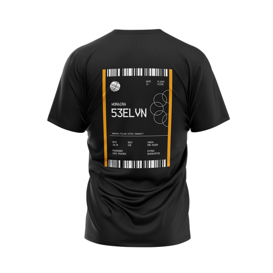 53.11 T-shirt Boarding Pass - Black