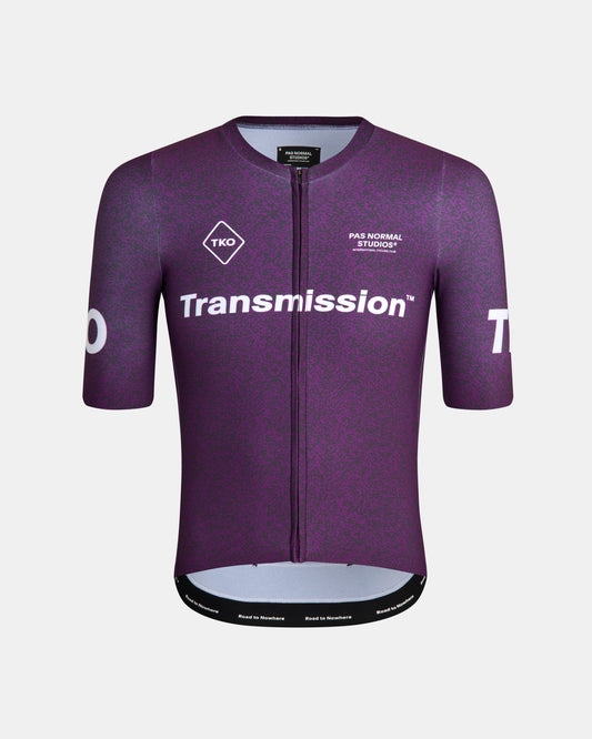 T.K.O. Short Sleeve Jersey - Dark Purple Transmission