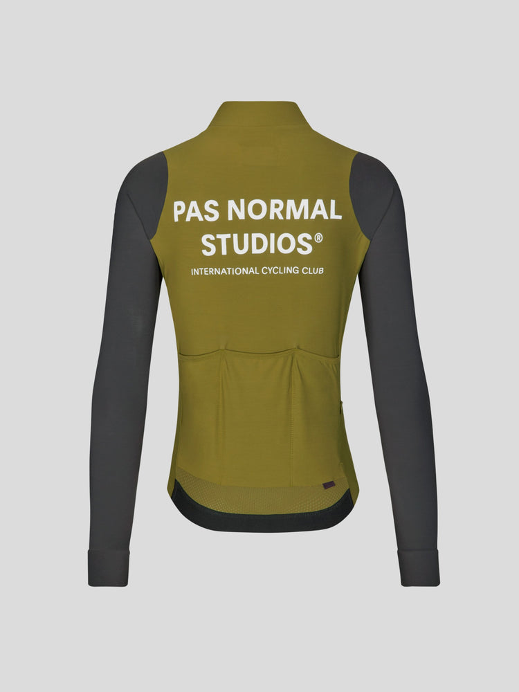 Women's Mechanism Long Sleeve Jersey - Deep Green/Green