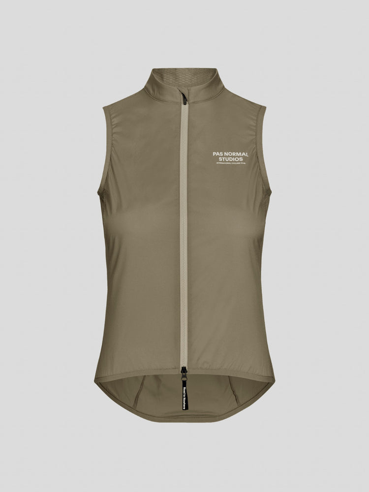 Women's Mechanism Stow Away Gilet - Beige