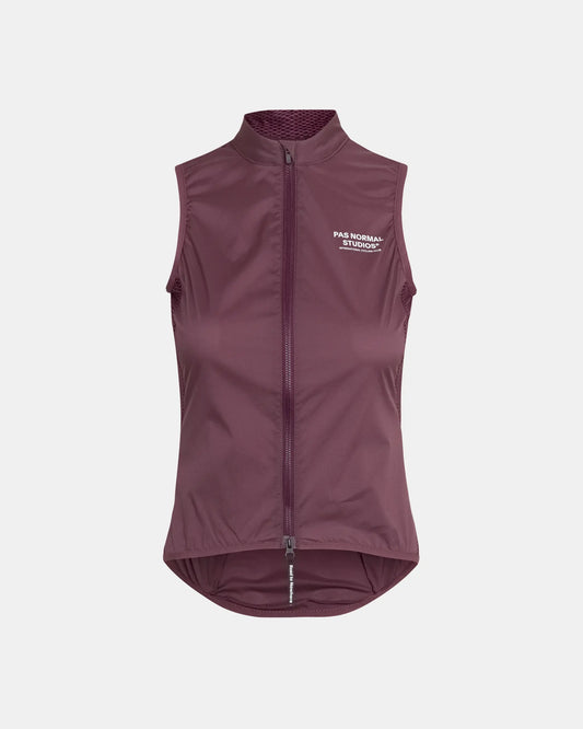 Women's Mechanism Stow Away Gilet — Light Burgundy