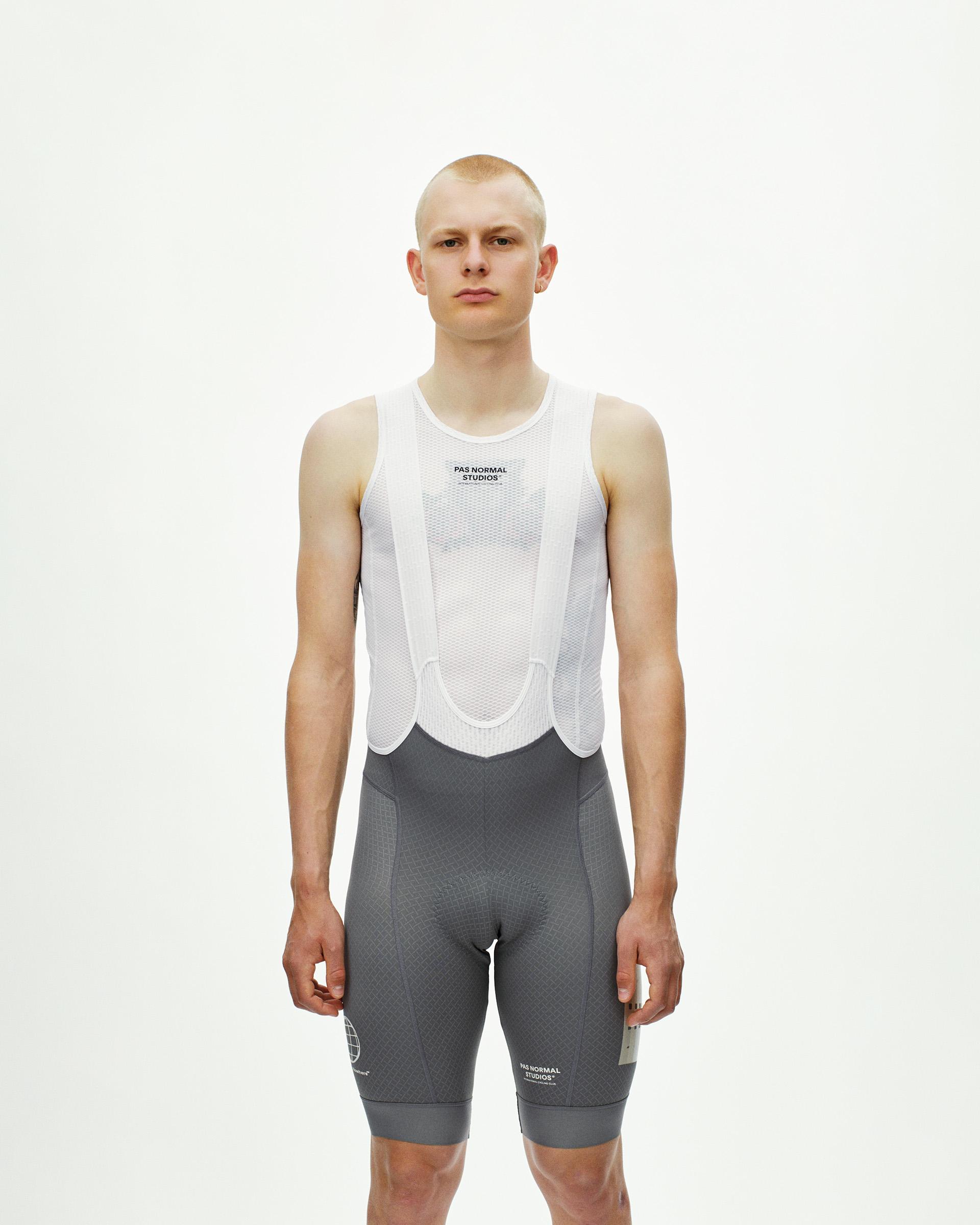 Men's Mechanism Logo Bibs-Medium Grey