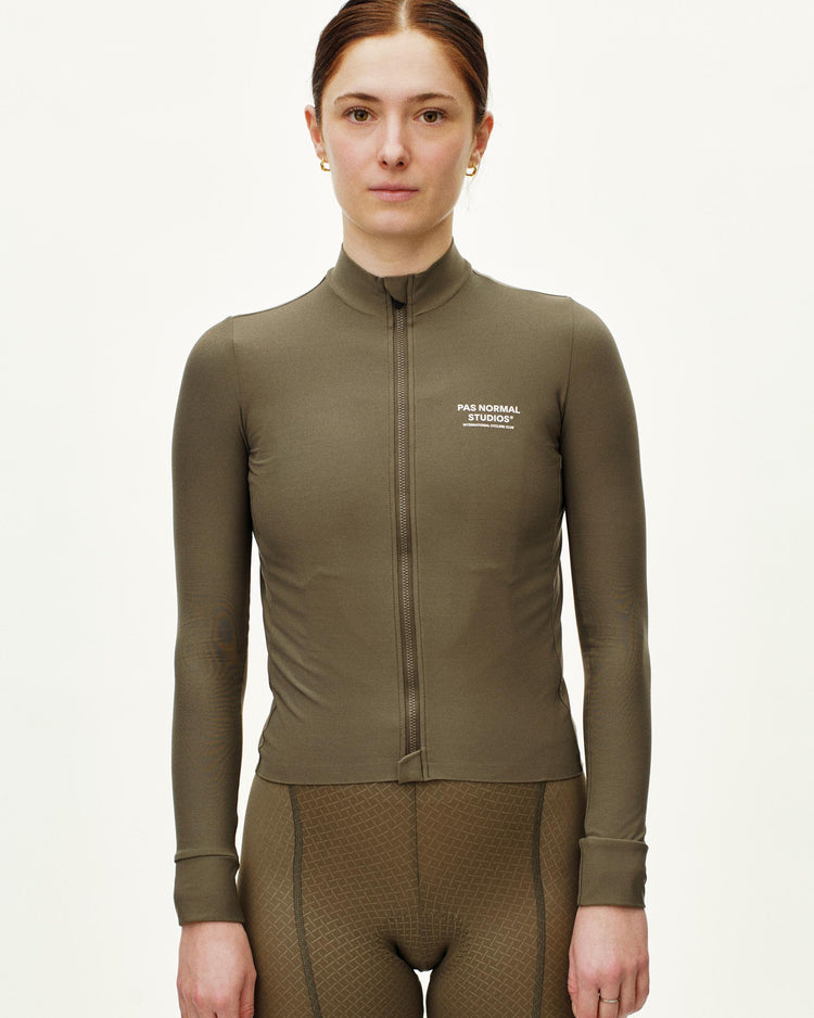 Women's Mechanism Long Sleeve Jersey - Mud