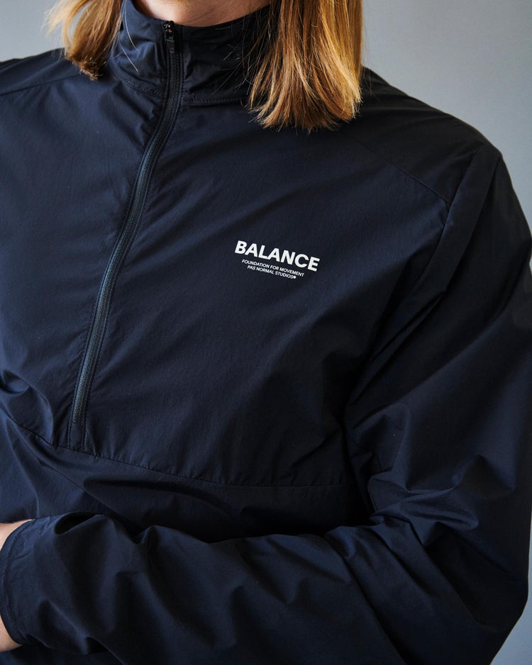 Men's Balance Half Zip Jacket - black