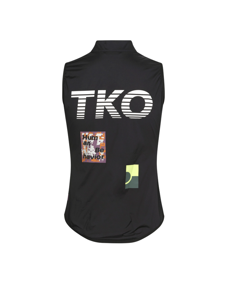 Womens's T.K.O. Mechanism Stow Away Gilet - Black