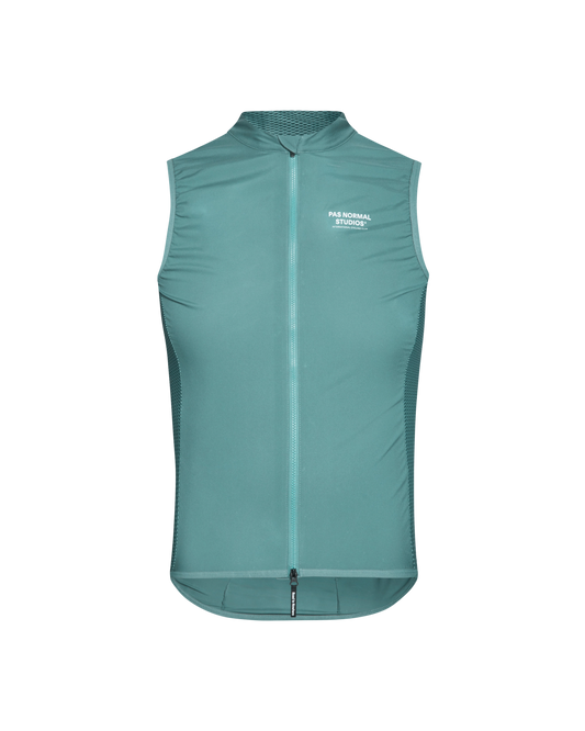 Men's Mechanism Stow Away Gilet - Grey Teal