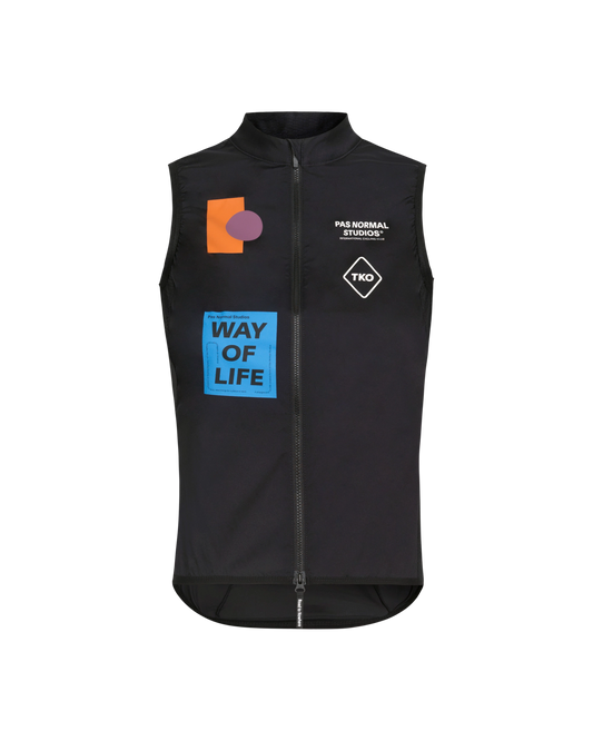 Men's T.K.O. Mechanism Stow Away Gilet - Black