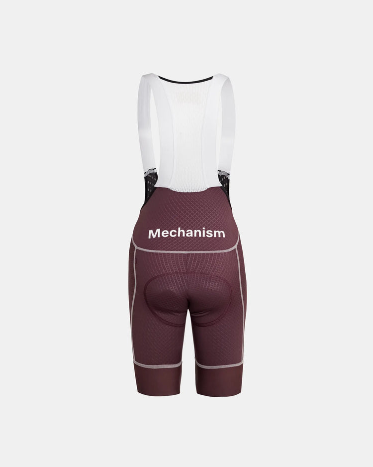 Women's Mechanism Bib - Light Burgandy