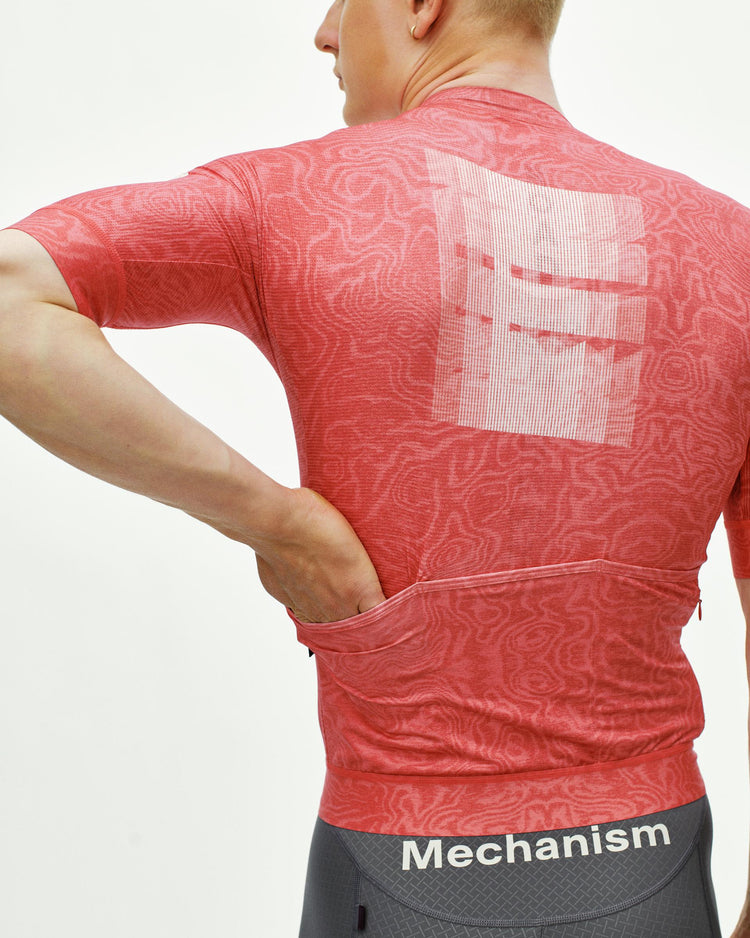 Men's Mechanism Logo Jersey - Classic Red