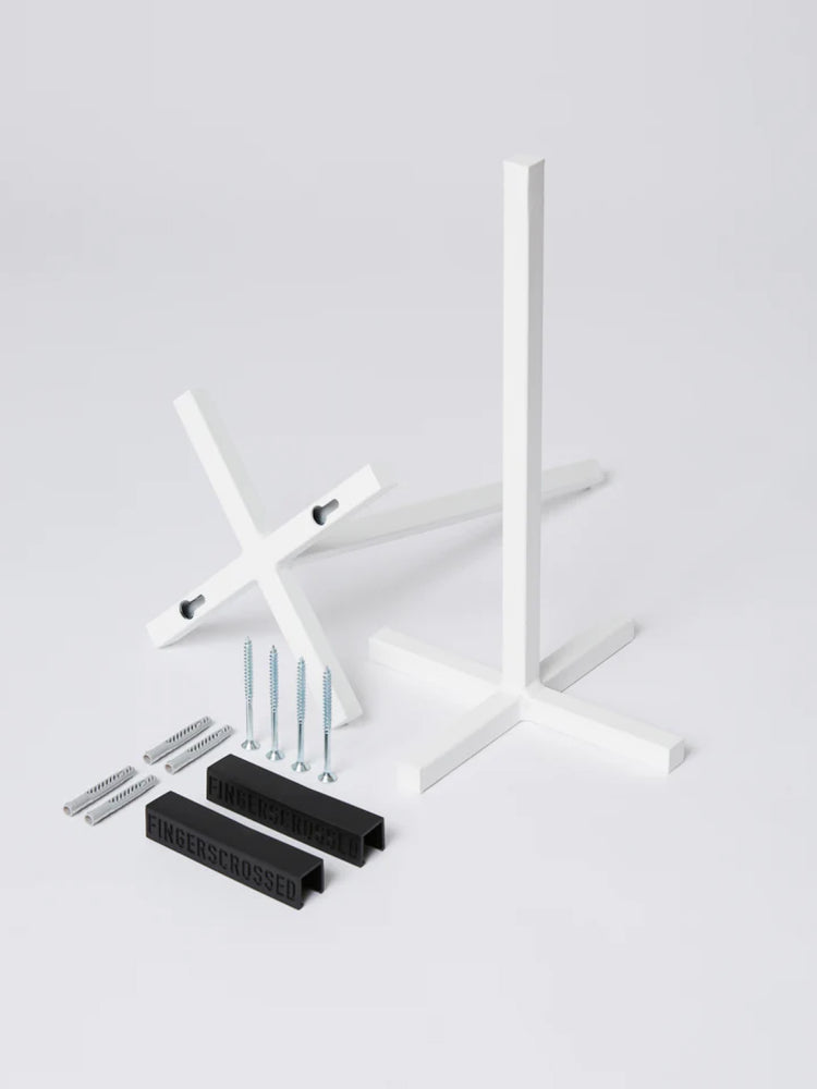 Set + - Wall Bikestand - White